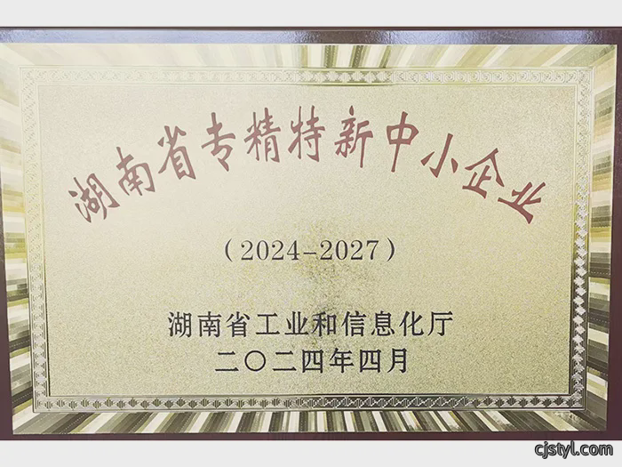 湖南省专精特新中小企业